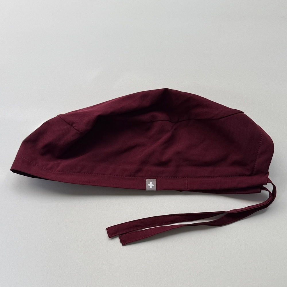 FIGS scrub cap burgundy free x material